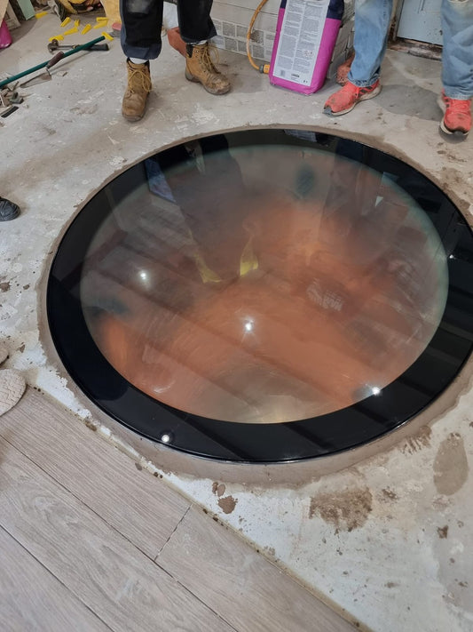 Anti-Slip Glass Well Covers for Outdoor Use in Wet Conditions
